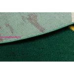 TOP! Kab. EMERALD szőnyeg 1012 kör - glamour, elegáns márvány, geometriai üveg zöld / arany kör 160 cm