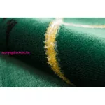 TOP! Kab. EMERALD szőnyeg 1012 kör - glamour, elegáns márvány, geometriai üveg zöld / arany kör 160 cm