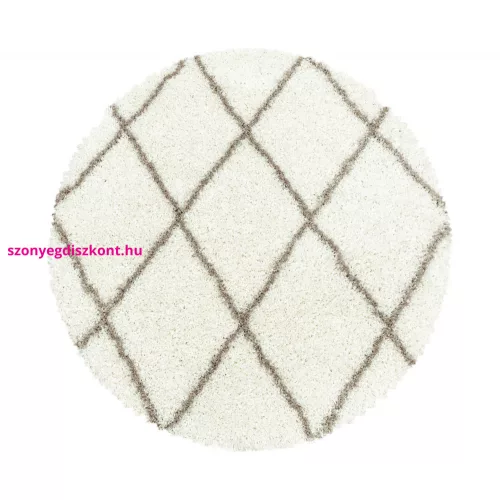 TOP! Ay. ALVOR 3401 CREAM 200 x 200 -kör szőnyeg