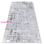 TOP! Kab. Modern MEFE szőnyeg 8722 Vonalak vintage - szürke / fehér 120x170 cm