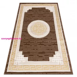  TOP! Kab. Modern MEFE szőnyeg 9096 görög kulcs - bézs / barna 140x190 cm