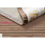 TOP! Kab. Modern MEFE szőnyeg 9096 görög kulcs - bézs / barna 140x190 cm