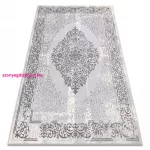 TOP! Kab. CORE szőnyeg W7161 Rozetta Vintage - Structural, két szintű, szürke 200x290 cm