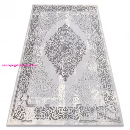   TOP! Kab. CORE szőnyeg W7161 Rozetta Vintage - Structural, két szintű, szürke 80x150 cm