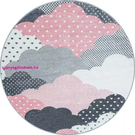TOP! Ay. Bambi 820 pink 160 x 160 -kör szőnyeg