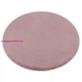 TOP! Kab. Szőnyeg BUNNY kör rózsaszín kerék 80 cm