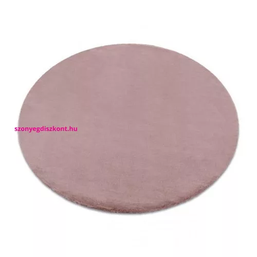 TOP! Kab. Szőnyeg BUNNY kör rózsaszín kerék 80 cm