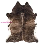 TOP! Kab. Szőnyeg mesterséges bőr G4740-1 barna bőr 180x220 cm