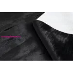 TOP! Kab. Modern, mosható szőnyeg POSH shaggy, plüss, vastag, csúszásgátló, fekete 80x150 cm