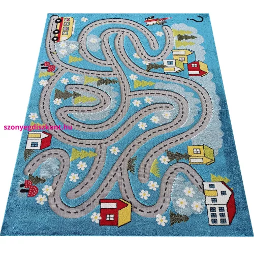 TOP! Dy. color kids 02 kék 100 x 150 cm szőnyeg