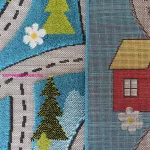TOP! Dy. color kids 02 kék 100 x 150 cm szőnyeg