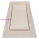 TOP! Kab. Fonott sizal szőnyeg SION 21782 lapos szövött ecru / bézs 60x200 cm