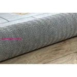 TOP! Kab. BAMBINO 43092 mosható szőnyeg Állatok, komló gyerekeknek csúszásgátló - rózsaszín / sárga 160x220 cm