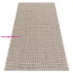 TOP! Kab. Fonott sizal floorlux szőnyeg 20580 egyszerű, egyszínű - pezsgő / tópszín 140x200 cm