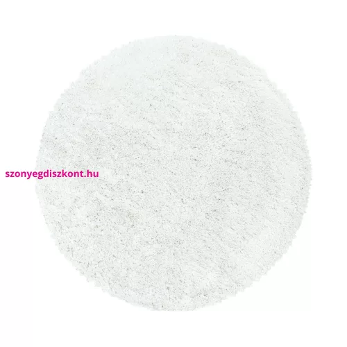 TOP! Ay. FLUFFY 3500 WHITE 120 x 120 -kör szőnyeg