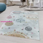 TOP! Ay. FUNNY 2105 WHITE 120 x 120 -kör szőnyeg