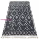 TOP! Kab. Szőnyeg BERBER TANGER B5940 szürke / fehér Rojt shaggy 120x170 cm