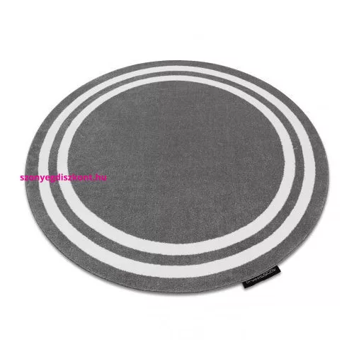 TOP! Kab. HAMPTON szőnyeg kör szürke kör 160 cm