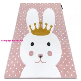 TOP! Kab. PETIT szőnyeg BUNNY NYUSZI rózsaszín 160x220 cm