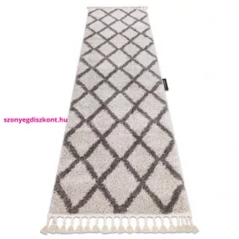   TOP! Kab. Szőnyeg, futószőnyeg BERBER TROIK krém -80x300 cm