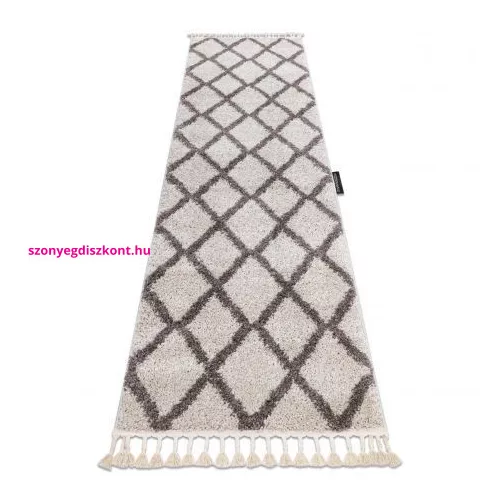 TOP! Kab. Szőnyeg, futószőnyeg BERBER TROIK krém -80x300 cm