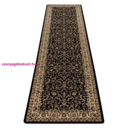   TOP! Kab. Royal adr szőnyeg, futószőnyeg 1745 fekete - a folyosóra 60x300 cm