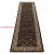 TOP! Kab. Royal adr szőnyeg, futószőnyeg 1745 fekete - a folyosóra 60x300 cm