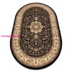 TOP! Kab. Royal szőnyeg ovális adr 521 fekete  100x180 cm
