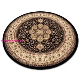 TOP! Kab. Royal szőnyeg kör adr 521 fekete  kör 120 cm