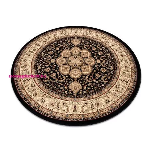TOP! Kab. Royal szőnyeg kör adr 521 fekete  kör 120 cm