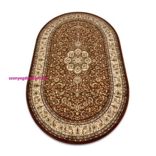 TOP! Kab. Royal szőnyeg ovális adr 521 barna 150x250 cm