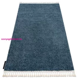 TOP! Kab. Szőnyeg BERBER 9000 kék Rojt shaggy 240x330 cm