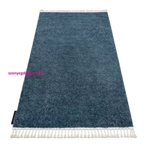 TOP! Kab. Szőnyeg BERBER 9000 kék Rojt shaggy 240x330 cm