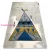 TOP! Kab. PETIT szőnyeg TIPI szürke 140x190 cm