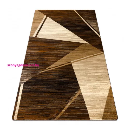 TOP! Kab. Royal szőnyeg HE397 Geometriai - barna / bézs 150x230 cm