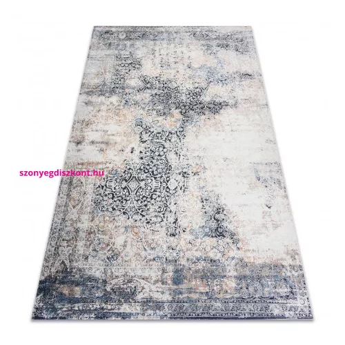 TOP! Kab. ANDRE 1016 mosható szőnyeg vintage csúszásgátló - bézs 120x170 cm