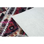 TOP! Kab. ANDRE 2305 mosható szőnyeg keleti patchwork csúszásgátló - bordó / barna 160x220 cm