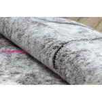 TOP! Kab. Modern COZY szőnyeg 8872 Kör Wall, Geometriai, háromszögek - barna kör 160 cm
