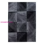 TOP! Ay. PLUS 8003 140 x 200 cm fekete Modern szőnyeg