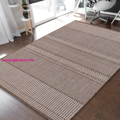 TOP! Szőnyeg kétoldalas Dy. ZARA 12 barna 120 x 170 cm