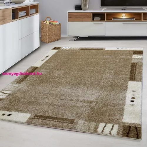 TOP! Den. Nora 6037 bézs 120x170cm Modern szőnyeg